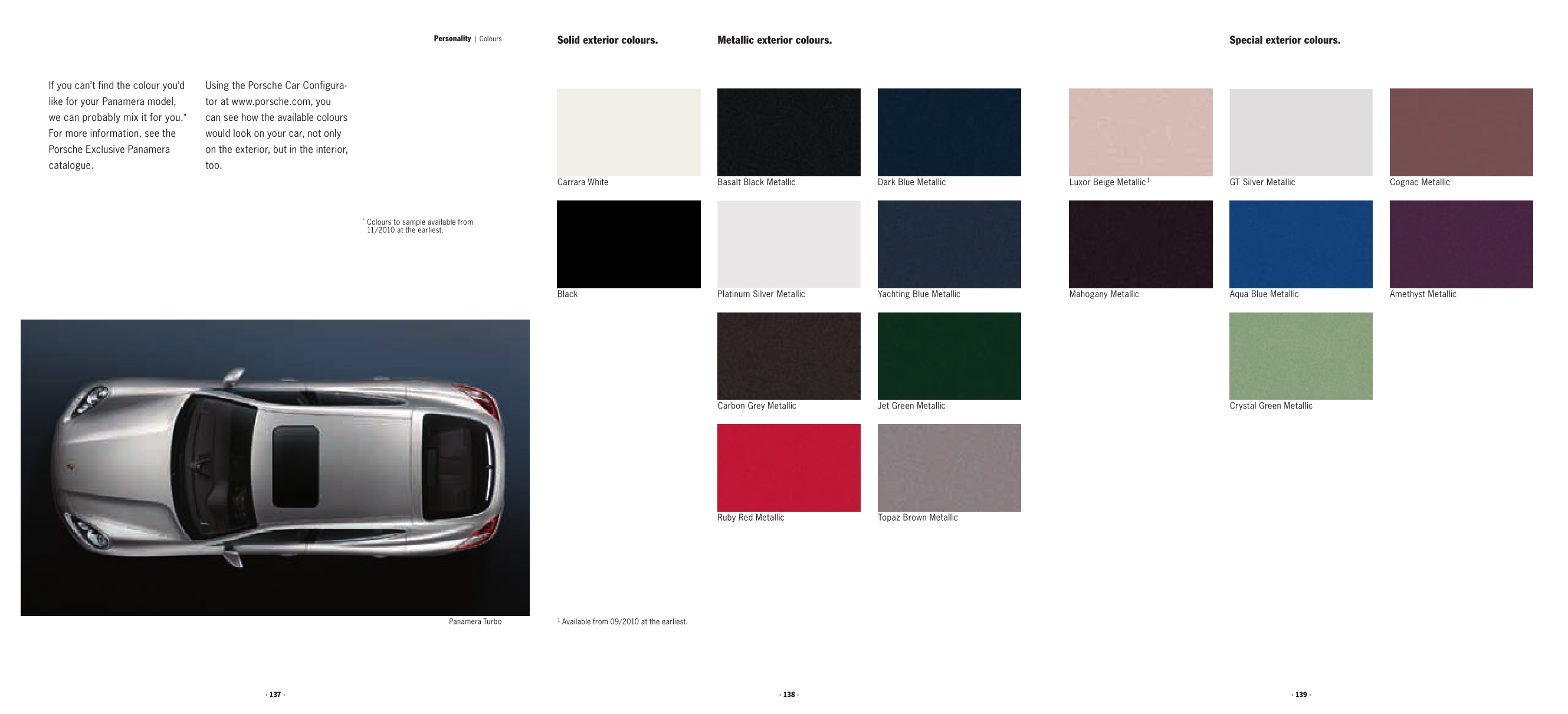 2010 Porsche Panamera Brochure Page 50